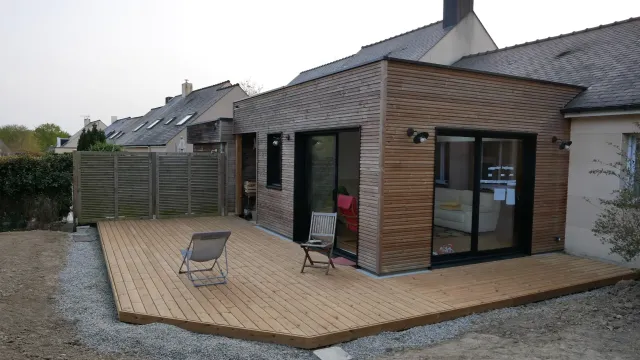 Terrasse en Thermopin à La Chapelle sur Erdre